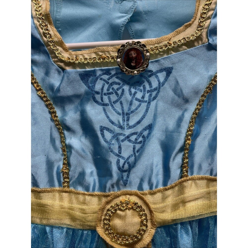 Brave Princess Merida Disney Costume Dress Up Size 4-6x Halloween Costumes EUC - Picture 2 of 11